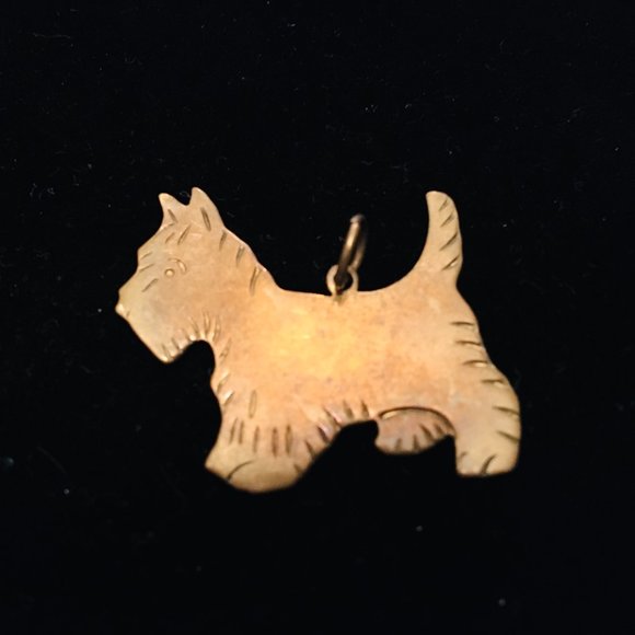 Scottish Terrier Pendant Vintage Mid-Century 1950s - Picture 3 of 8
